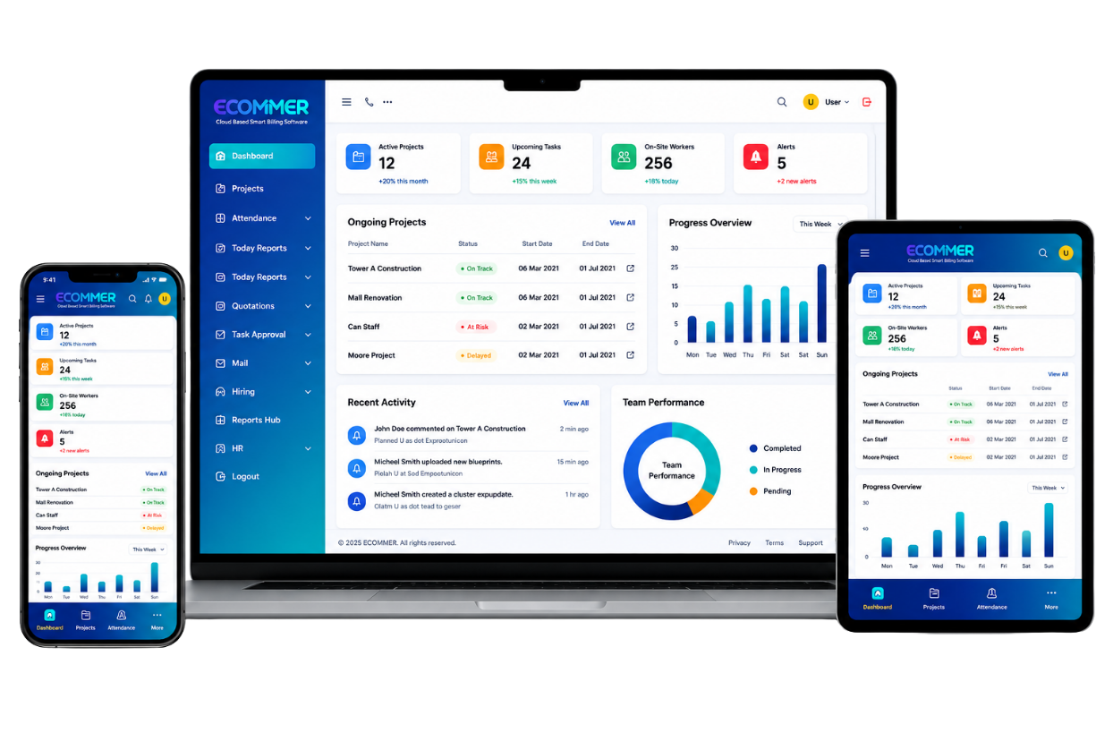 Ecommer Dashboard